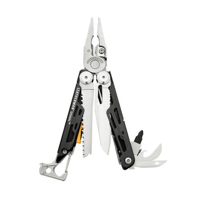 Мультитул Leatherman SIGNAL картонна коробка, 19 інструментів, сталь 420HC, Сріблястий
