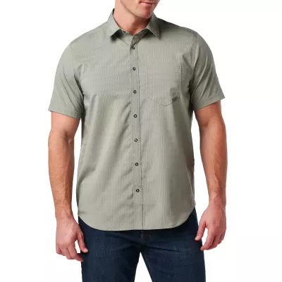 Сорочка тактична "5.11 Tactical® Aerial Short Sleeve Shirt" Mortar