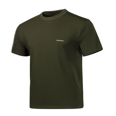 Футболка Basic Military T-shirt 2.0. Cotton and Elastane. Олива