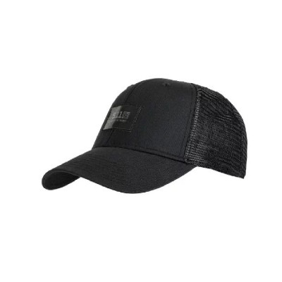 Тактическая кепка 5.11 Tactical® Legacy Box Trucker Cap 6-панельная. Черная