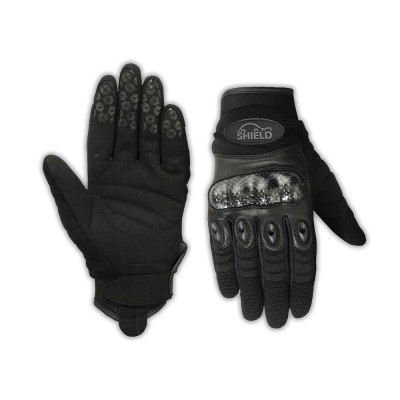 Рукавички тактичні Shield Germany® Tactical Carbon Glove. Чорні. Розмір L