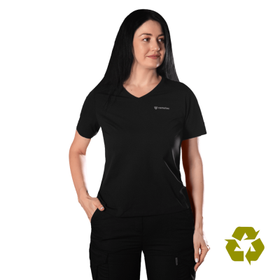 Футболка Pani Totem Logo V-neck Черная