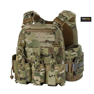 M-Tac плитоноска Cuirass Tiger FAST Elite з камербандами 2-го класу захисту під бронеплити розміру M, Мультикам