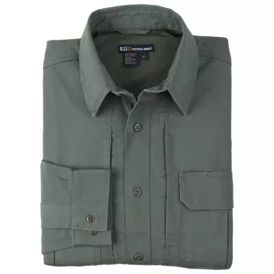 Сорочка тактична "5.11 Tactical Shirt - Long Sleeve, Cotton" Olive
