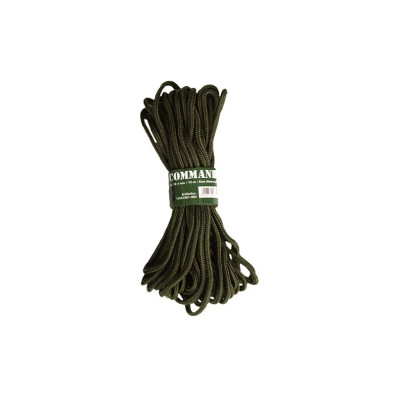 Веревка MIL-TEC Commando Rope 15 м. Материал Полипропилен. Олива