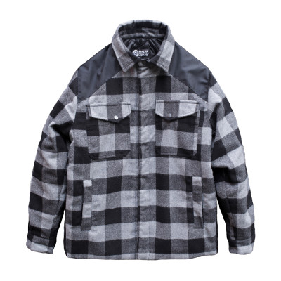 Куртка-сорочка Malva. Чорно-сірий