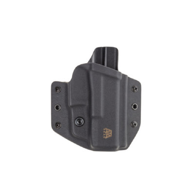 Кобура наружнопоясная Ata-Gear Hit Factor Ver.1 для оружия Glock-19/23/19X/45. Черный, правша.