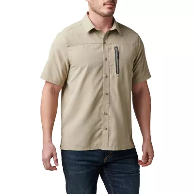 Сорочка тактична "5.11 Tactical Marksman Utility Short Sleeve Shirt" Khaki