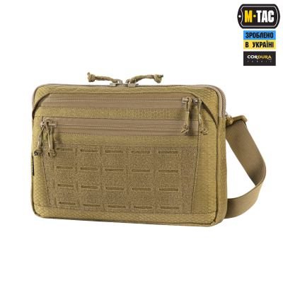 Сумка M-Tac Admin Bag Medium Elite с липучкой Hex Койот