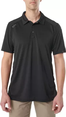 Футболка поло тактична з коротким рукавом "5.11 РARAMOUNT SHORT SLEEVE POLO" Black