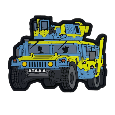 Патч (шеврон) «HMMWV Scooby-do» от Sanchi×А.Т.А.К.А. Мягкий ПВХ пластик