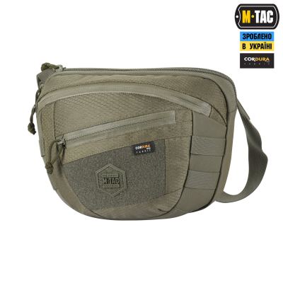 Сумка M-Tac Sphaera Hex Hardsling Bag Large с липучкой Elite Олива (Темная)