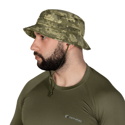 Панама тактическая Boonie 2.0 Twill Camotec. Хлопок и полиэстер. Пиксель (мм-14)