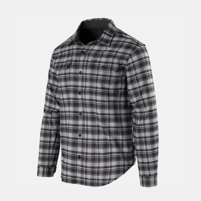 Сорочка Helikon-Tex Greyman Shirt - Polyester Nylon Blend. Old-school Grey Plaid