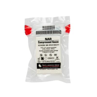 Бинт стерильный для тампонады NAR Compressed Gauze, 6 слоев. 11,5 см x 375 см Бинт стерильный для тампонады NAR Compressed Gauze, 6 слоев. 11,5 см x 375 см