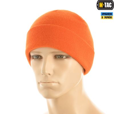 Шапка M-Tac Watch Cap 100% акрил Помаранчева