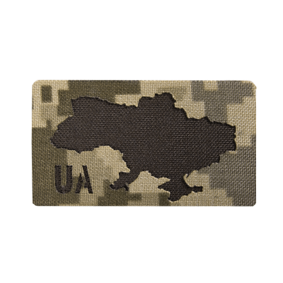 Патч/Липучка Camotec UA Піксель (ММ-14)/Олива
