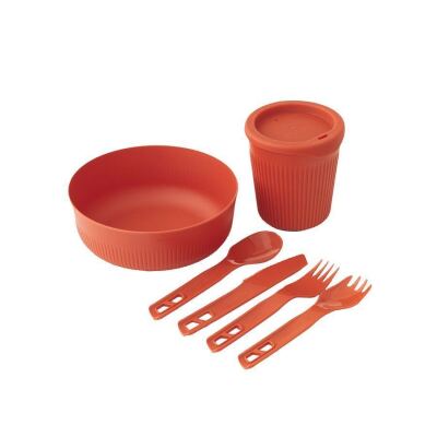 Набір посуду Sea to Summit Passage Dinnerware Set, 1P, 6 Piece, 6 предметів, Spicy Orange