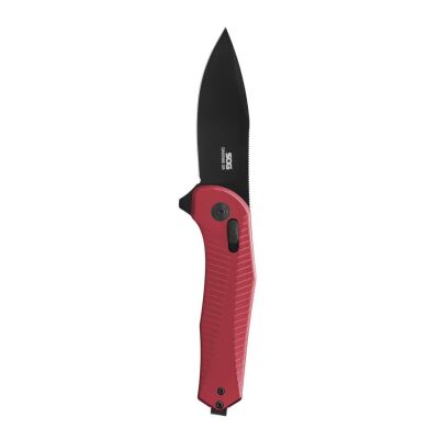 Ніж складаний SOG Diverge XR Drop Point, Dark Red/Black