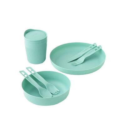 Набір посуду Sea to Summit Passage Dinnerware Set, 1P, 7 Piece, 7 предметів, Aqua Sea Blue