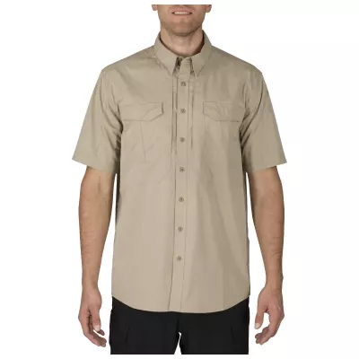 Сорочка тактична з коротким рукавом "5.11 Stryke ™ Shirt - Short Sleeve" Khaki