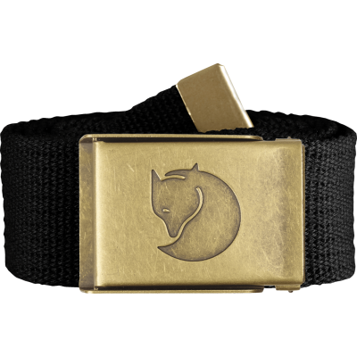 Ремінь Fjällräven Canvas Brass Belt 4cm, Black