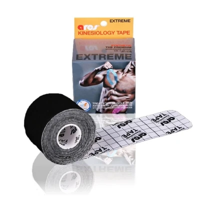 Кинезио тейп Ares Extreme. Эластичная лента 5 см х 5 м. Черный Кинезио тейп Ares Extreme. Эластичная лента 5 см х 5 м. Черный