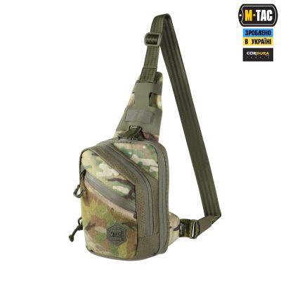 Сумка M-Tac Sling Pistol Bag Elite Hex с липучкой Мультикам/Олива (Темная)