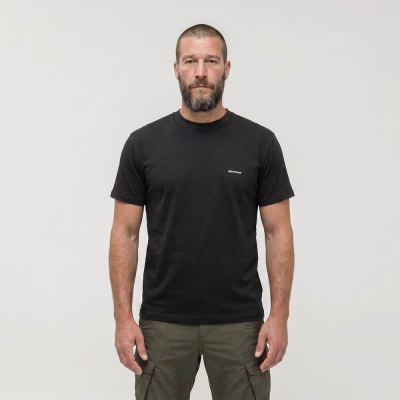 Футболка Basic Military T-shirt 2.0. Cotton and Elastane. Черный