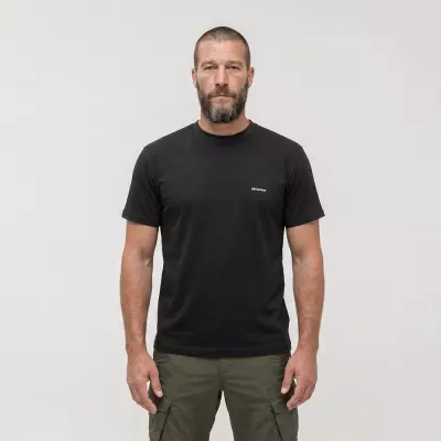 Футболка Basic Military T-shirt 2.0. Cotton and Elastane. Черный