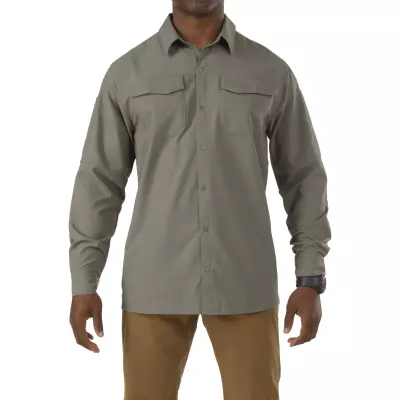 Рубашка тактическая с длинным рукавом "5.11 FREEDOM FLEX WOVEN SHIRT - LONG SLEEVE" Sage Green