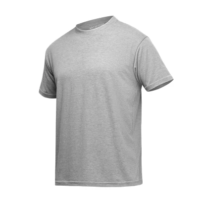 Футболка Basic Military T-shirt без логотипу. Cotton and Elastane, сірий Футболка Basic Military T-shirt без логотипу. Cotton and Elastane, сірий