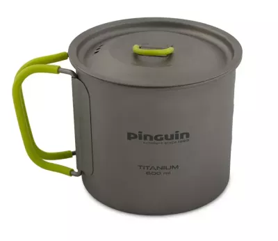 Кружка титановая Pinguin Mug Titan 600 мл – Темно-сіра