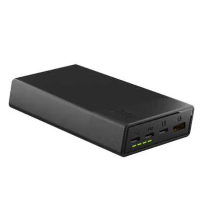 Повербанк GreenCell GC PowerPlay 20S Power Bank 20000mAh 22.5W PD USB C. Чорний