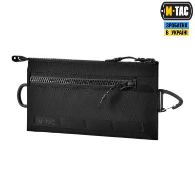 Portfel poziomy M-Tac z karabinkiem X-Pac Elite Czarne