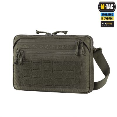 Torba M-Tac Admin Bag Medium Elite z rzepem Hex Olivowy (Ciemny)