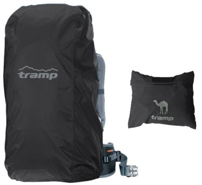 Накладка от дождя на рюкзак Tramp S 20-35 л TRP-017 черный, черный S