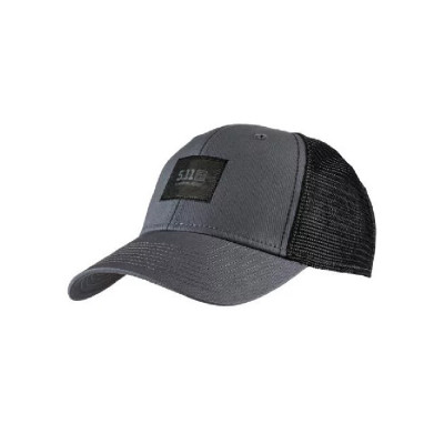 Тактическая кепка 5.11 Tactical® Legacy Box Trucker Cap 6-панельная. Серая