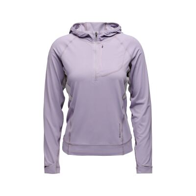 Кофта жіноча з рукавом реглан Black Diamond W Alpenglow Pro Hoody, Dusk Violet