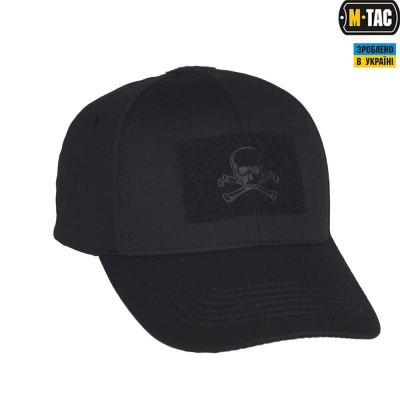 Бейсболка тактична M-Tac Flex Pirate Skull Чорний