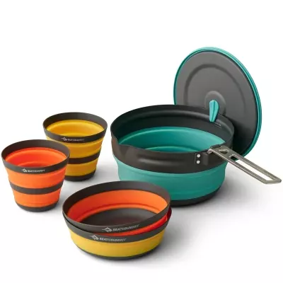 Набор посуды Sea to Summit Frontier UL Collapsible One Pot Cook Set с 2,2 л Pot, на 2 персон