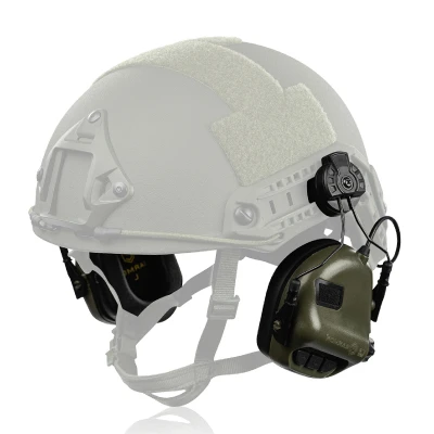 Активні навушники Earmor M31H (Helmet version) з кріпленням ARC rail. Олива Активні навушники Earmor M31H (Helmet version) з кріпленням ARC rail. Олива