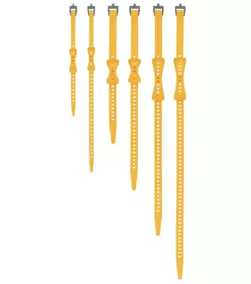 Набор стяжек Sea to Summit Stretch-Loc 18 12 мм x 450 мм 2 Pack – Жёлтый