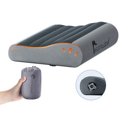 Надувна подушка анатомічна Flextail Zero Pillow SE сіра
