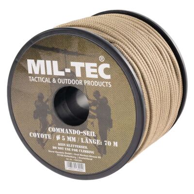 Мотузка нейлонова Sturm Mil-Tec "Commando Rope 70m" Coyote