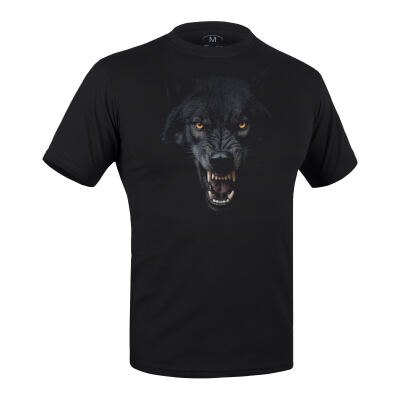 Футболка з малюнком "Перевертень" Combat Black