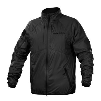 Водонепроникна куртка вітровка Rainier Jacket, black. Polyester, waterproof