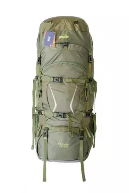 Рюкзак туристический Tramp Ragnar 75+10 л, зеленый