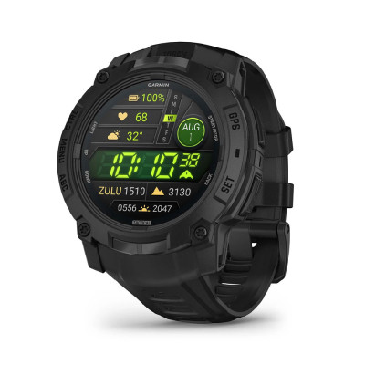 Смарт-годинник Garmin Instinct 3 Tactical Amoled, 50 mm. Чорний
