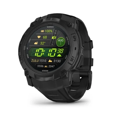 Смарт-годинник Garmin Instinct 3 Tactical Amoled, 50 mm. Чорний